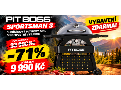 Pit Boss Sportsman 3B – Akční set s kompletní výbavou