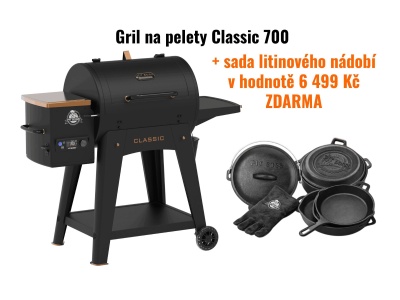 Gril na pelety Classic 700 - Onyx Edice Pit Boss