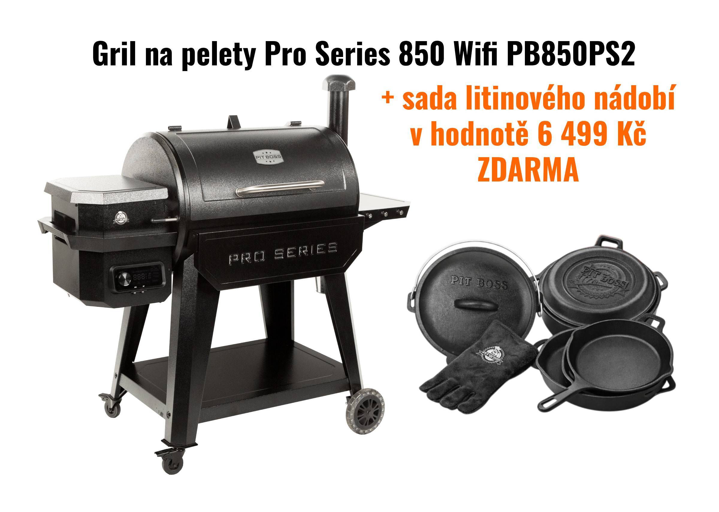 Gril na pelety Pro Series 850 Wifi PB850PS2 Pit Boss