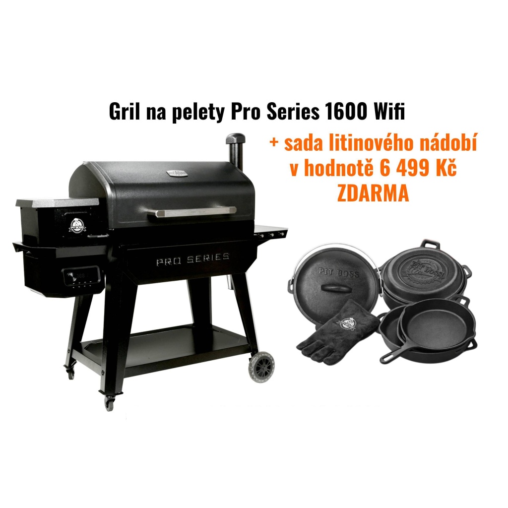 Gril na pelety Pro Series 1600 Wifi PB1600PS1 Pit Boss