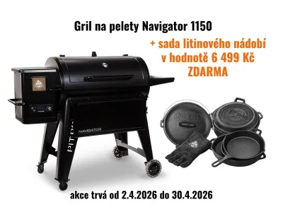 Gril na pelety Navigator 1150 + KRYT Pit Boss / PB1150G