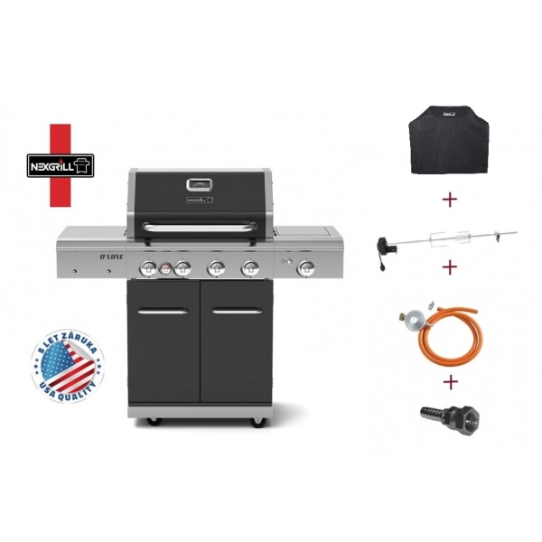 Plynový gril Nexgrill 4B Deluxe  Zvýhodněná sada