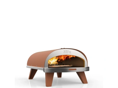 Pizza pec na plyn 31cm Piana ZiiPa - oranžová