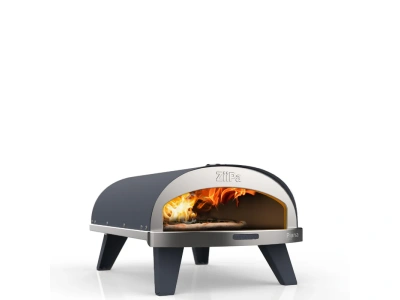 Pizza pec na plyn 31cm Piana ZiiPa - šedá