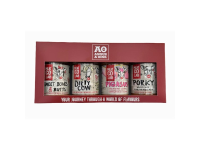 Dárkové balení BBQ koření ,,to nejlepší z BBQ" Angus&Oink