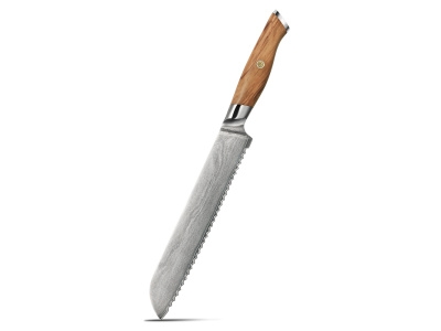 Nůž Bread 21/35cm Nerezová ocel 3/olivové dřevo Gooda