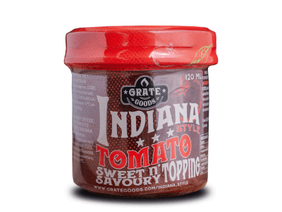 BBQ omáčka Indiana Tomato Toping 120ml  GrateGoods