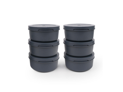 6 misek na pizza těsto Spetina (šedá) ZiiPa