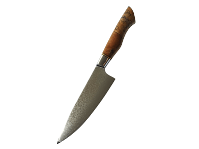 Nůž Chef 20/34cm Damašková ocel 67/špaldovaný javor UG Grill