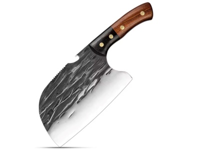 Nůž Butcher 16/28cm Damašková ocel/ Eben a red dřevo UG Grill