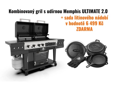 Kombinovaný gril s udírnou Memphis ULTIMATE 2.0 Pit Boss