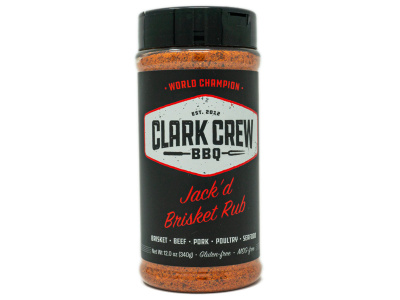 BBQ koření Jack'd Brisket Rub 340g Clark Crew BBQ