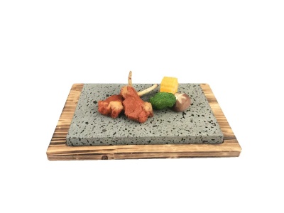 Grilovací kámen s dřevěným prkénkem Daphyla