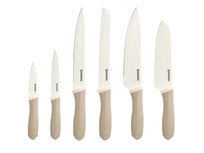 6-dílná sada kuchyňských nožů s nepřilnavým povrchem Gooda