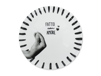 Talíř na pizzu ⌀32,5cm Atina Carbon ZiiPa