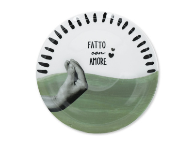 Talíř na pizzu ⌀32,5cm Atina Eucalyptus ZiiPa