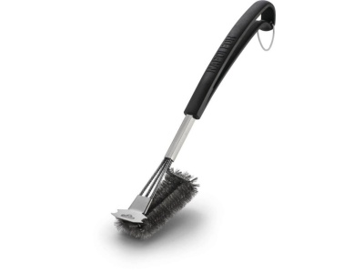 Třístranný kartáč se škrabkou a nerezovými štětinami  Napoleon