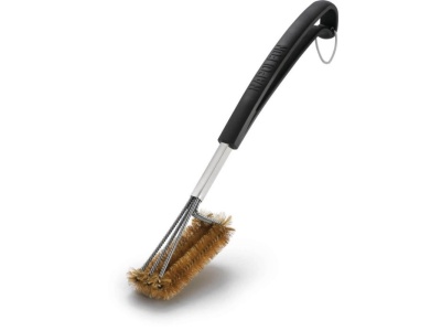 Třístranný kartáč na gril s mosaznými štětinami  Napoleon