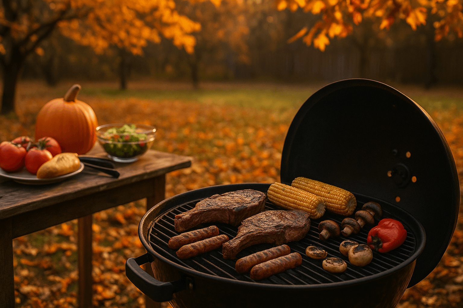 Léto je fajn, ale podzimní grilování má duši i šťávu