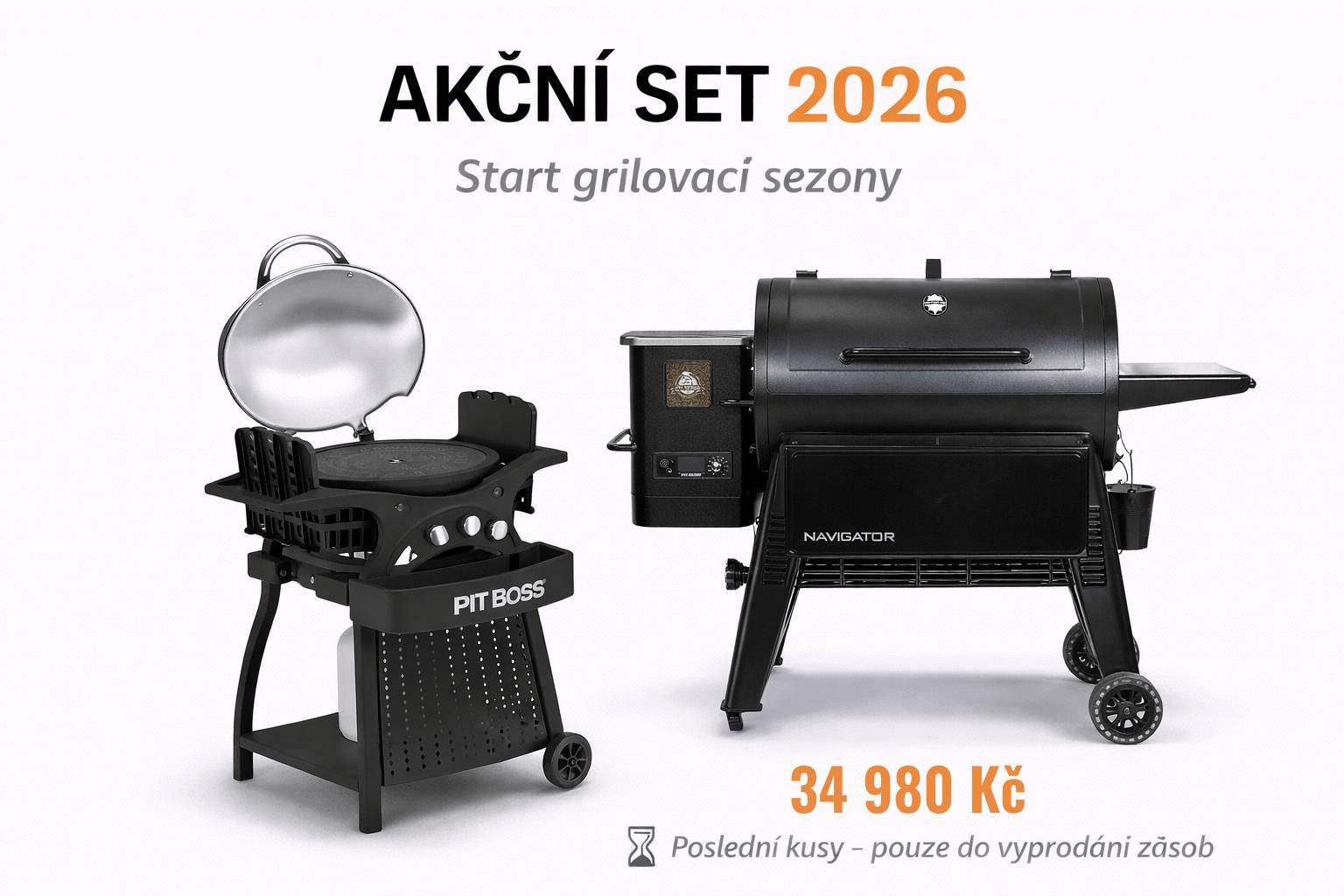 🔥 Limitovaná akce Pit Boss Navigator 1150 Double Pack – dva grily za super cenu!