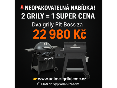 🔥 Limitovaná akce Pit Boss FB500 Double Pack – dva grily za cenu jednoho - TOP!