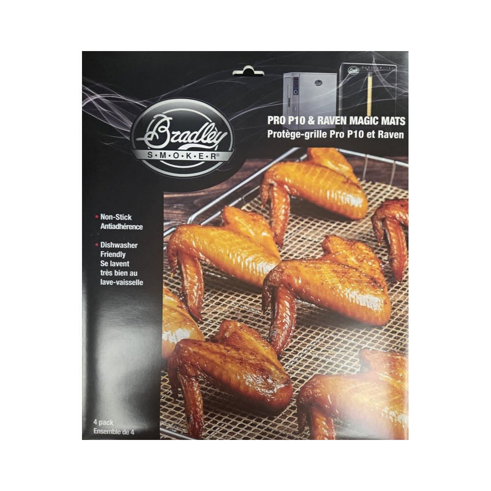 Magic Mats Bradley set 4ks - síťka na rošty pro udírny P10 a Raven Bradley Smoker