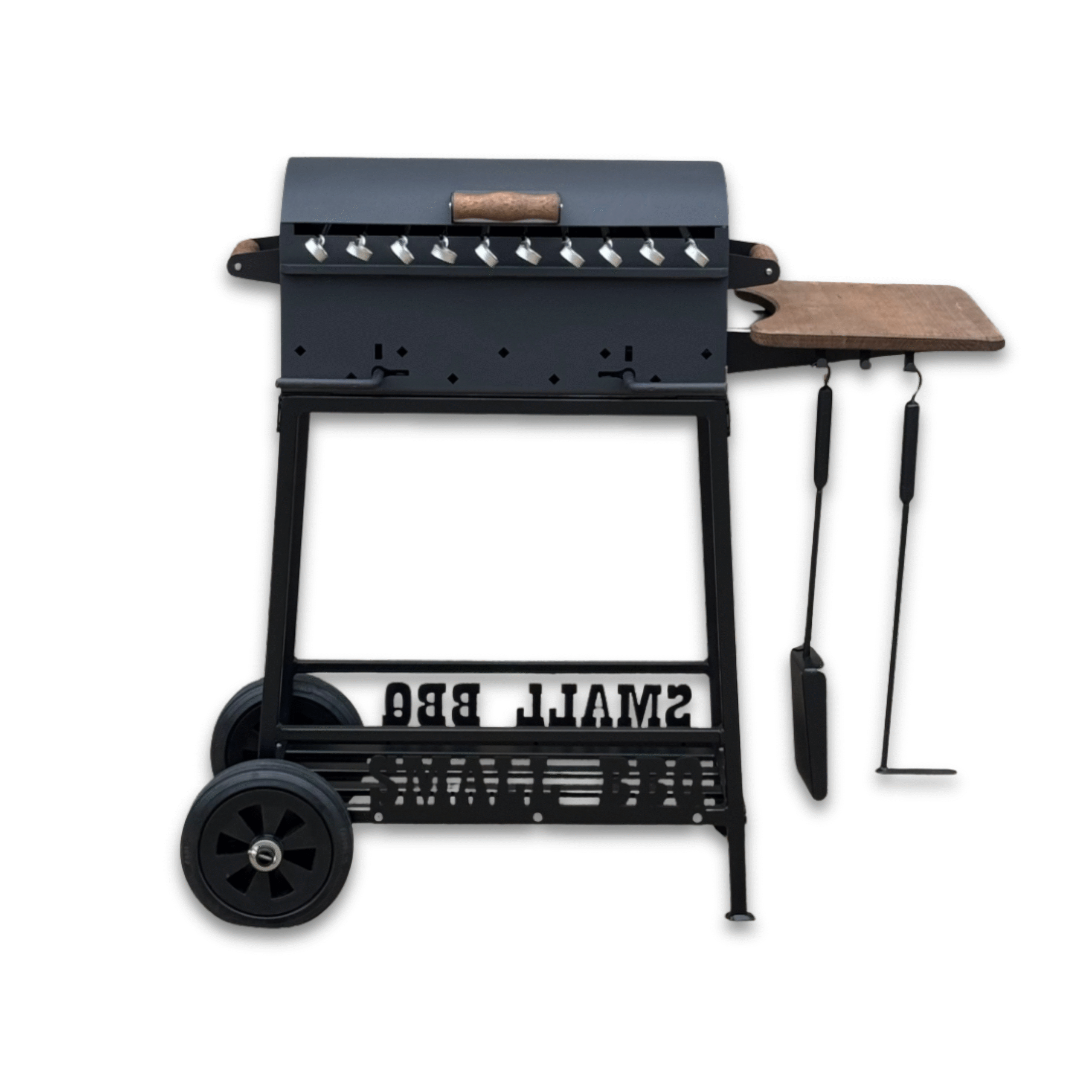 SMALL BBQ špízový gril na dřevo 50cm Kalme - Obrázek 11