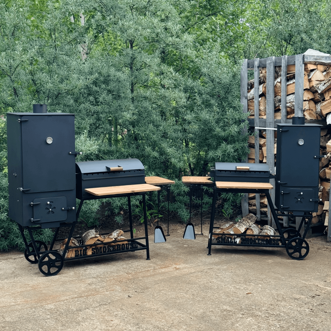 Venkovní kombinovaná kuchyně Small Smokehouse Kalme - Obrázek 15