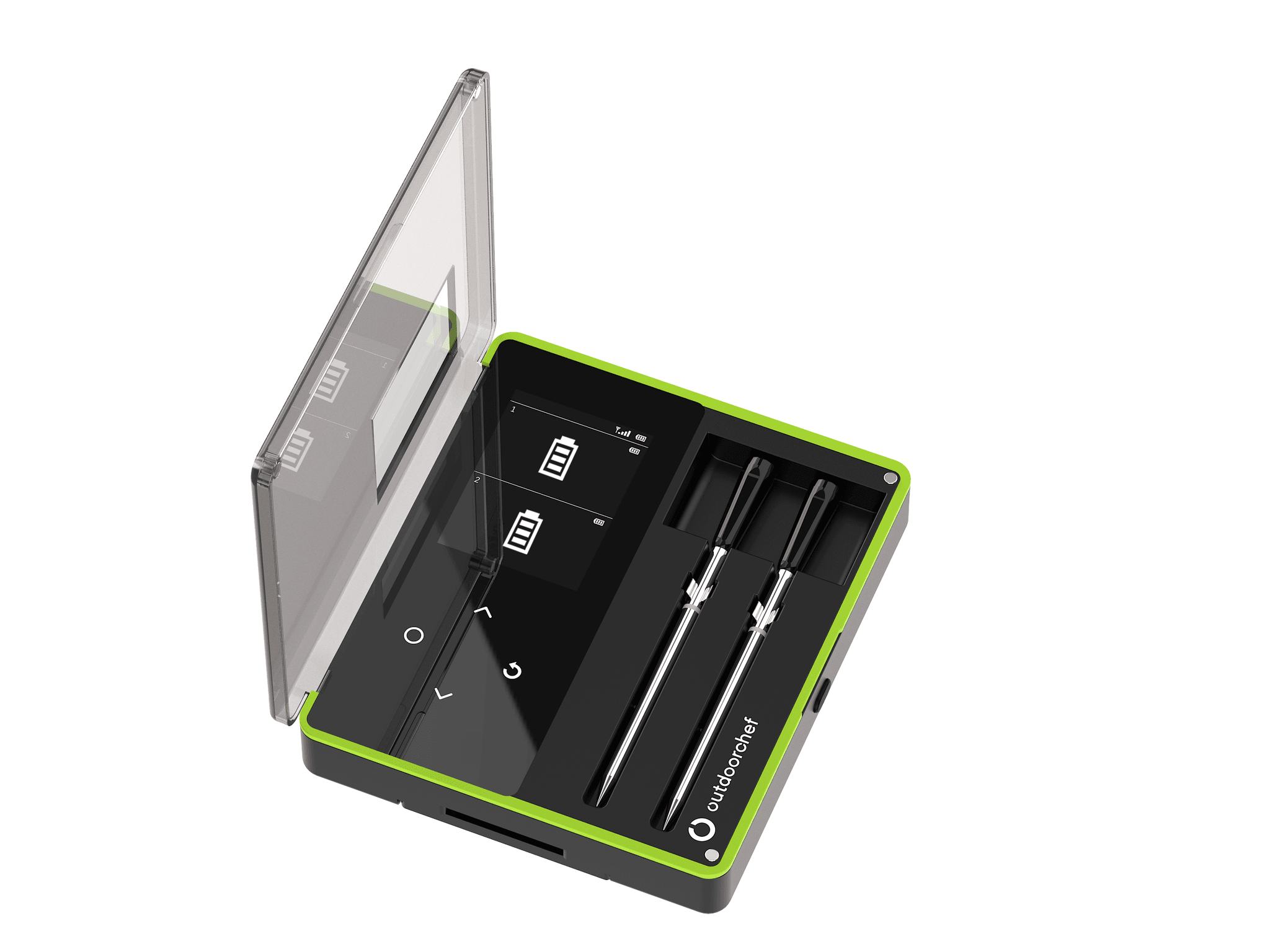 Outdoorchef bezdrátový teploměr na maso 2 sondy, Bluetooth, 200m Easy Check Dual, 14.491.95