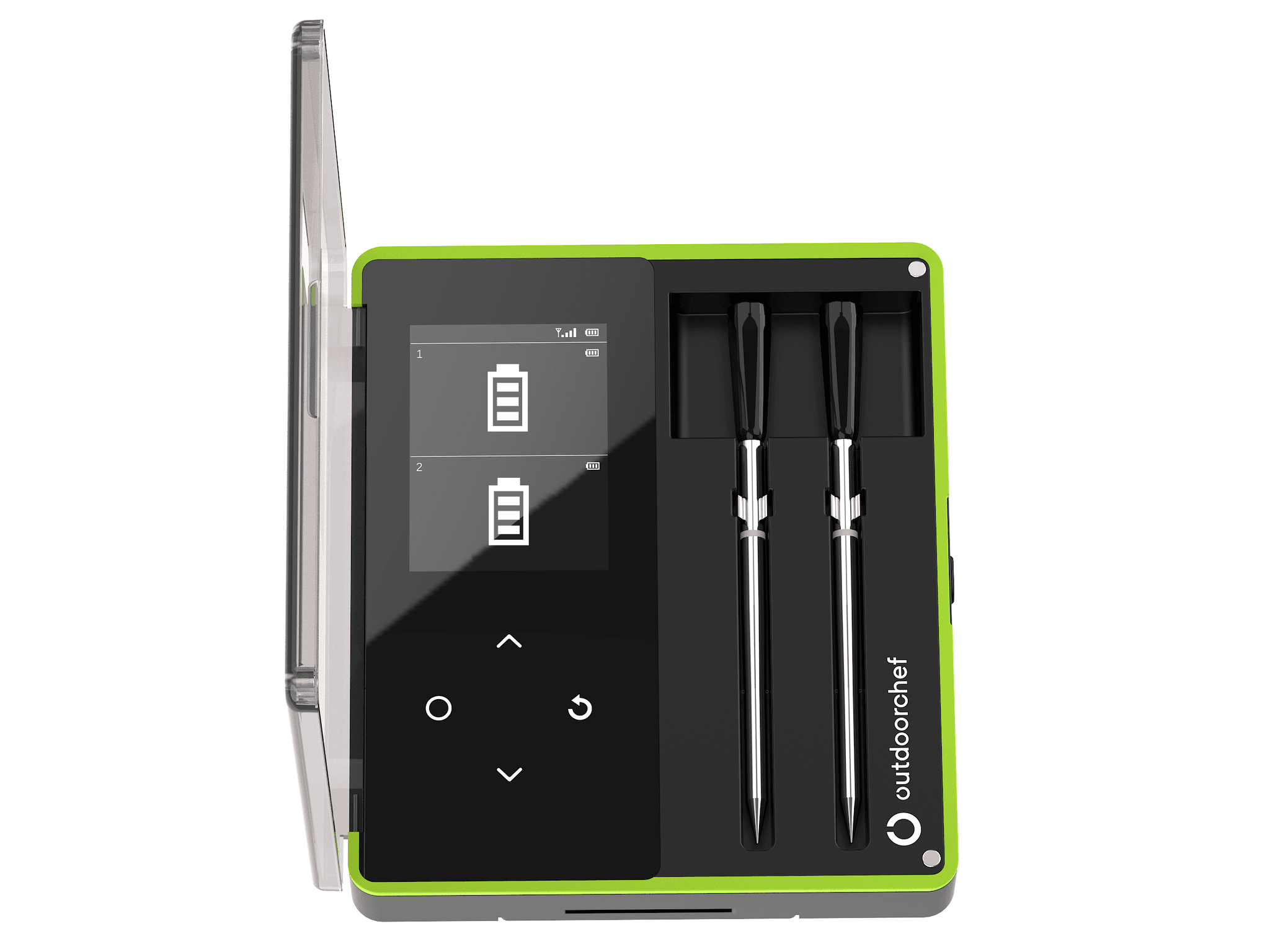 Outdoorchef bezdrátový teploměr na maso 2 sondy, Bluetooth, 200m Easy Check Dual, 14.491.95