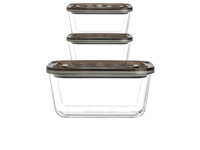 Vakuovací skleněné dózy S/L 3ks EASY BBQVAC Outdoorchef