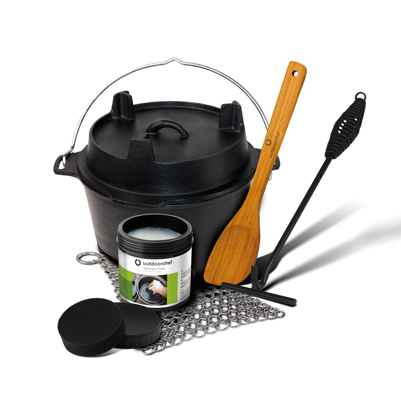 Outdoorchef Litinový hrnec s příslušenstvím Dutch Oven No.06/5,7L, 18.212.94 