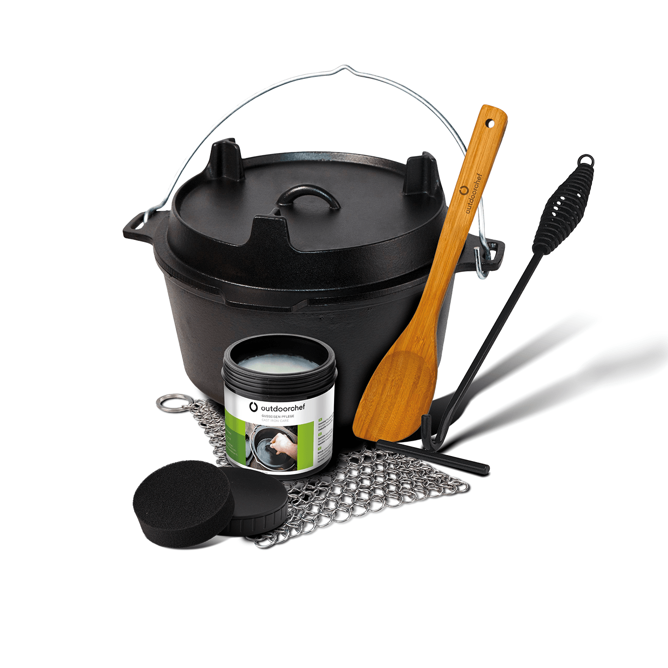 Outdoorchef litinový hrnec s příslušenstvím Dutch Oven No.09/8,5L, kotlík 18.212.95