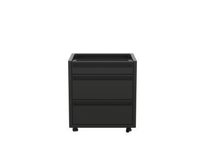 Skříňkový modul HEAT se 3 zásuvkami - černá Outdoorchef