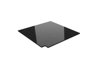 Rohová pracovní deska L HEAT - černá Outdoorchef