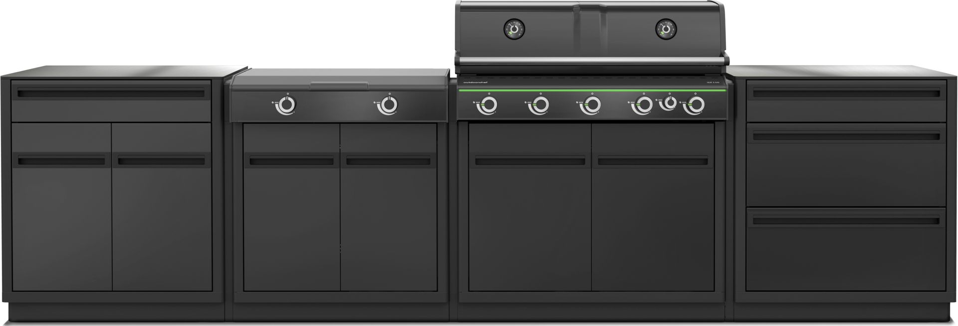 Sestavy modulárních nerezových kuchyní