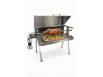 Nerezový gril na kuře, kýtu a živáňskou S90 / 1x Rotisserie UG Grill