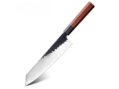 Nůž Kiritsuke 22,5/37cm 3-vrstvá ocel/červené a ebenové dřevo Gooda