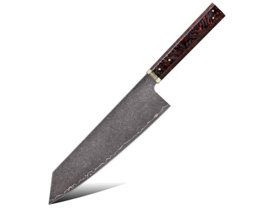 Nůž Kiritsuke 22/37cm 3-vrstvá VG-10/mosaz a karbonové vlákno Gooda