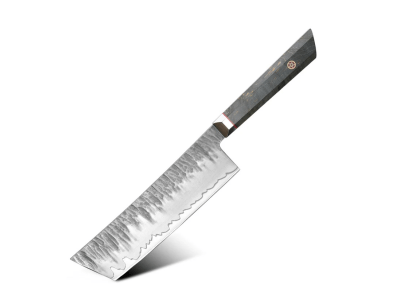 Nůž Nakiri 18/32cm 3-vrstvá ocel/nerez objímka a burl dřevo Gooda