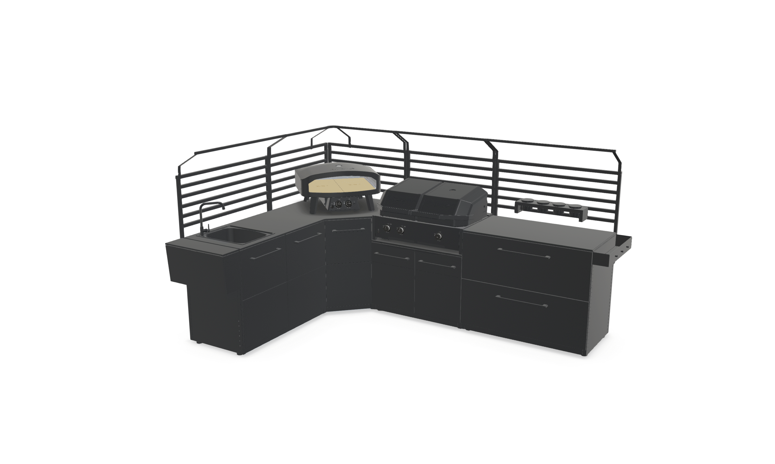 Venkovní modulární kuchyně Cozze