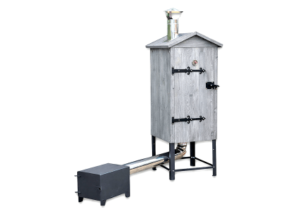 Dřevěná udírna na dřevo 225L antracit Kalme