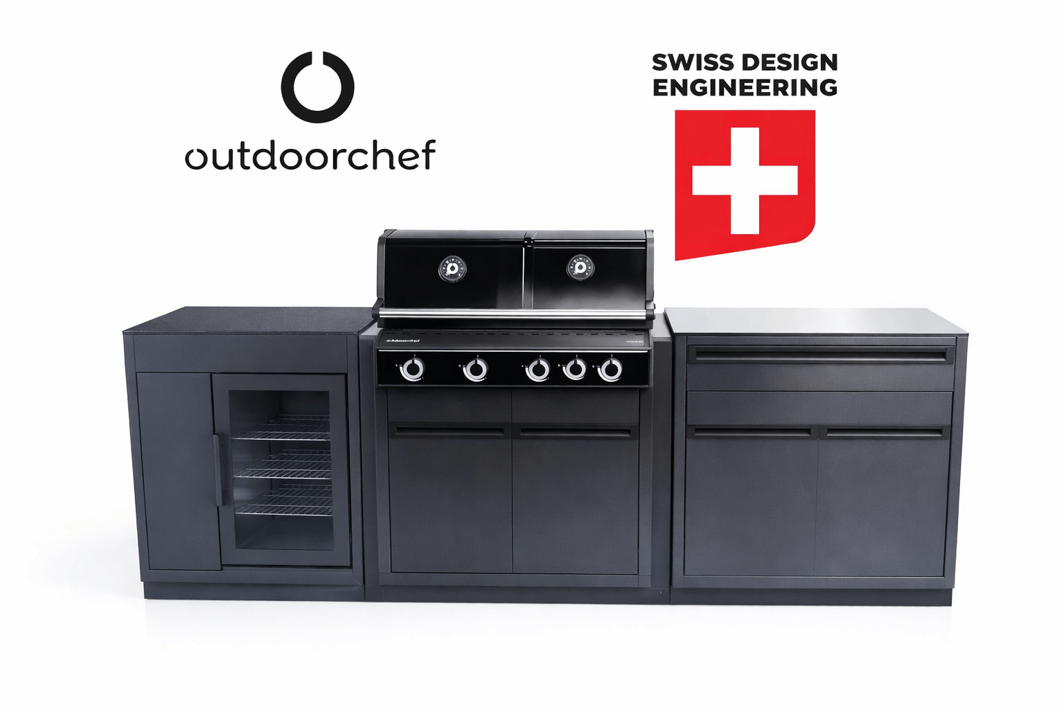 Venkovní modulární kuchyň SET 5 HEAT X-515 30MB GRANIT Outdoorchef