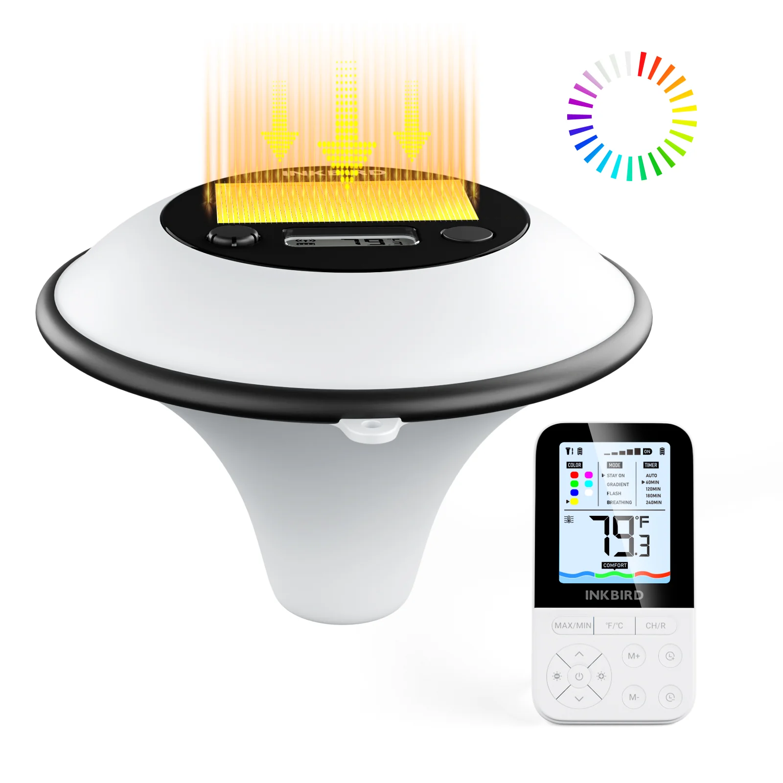 Solární teploměr do bazénu s podsvícením IBS-P05R Inkbird - Obrázek 2