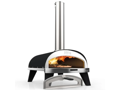 Pizza pec na dřevěné pelety 31cm Piana Evo ZiiPa - černá