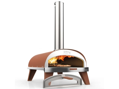 Pizza pec na dřevěné pelety 31cm Piana Evo ZiiPa - oranžová
