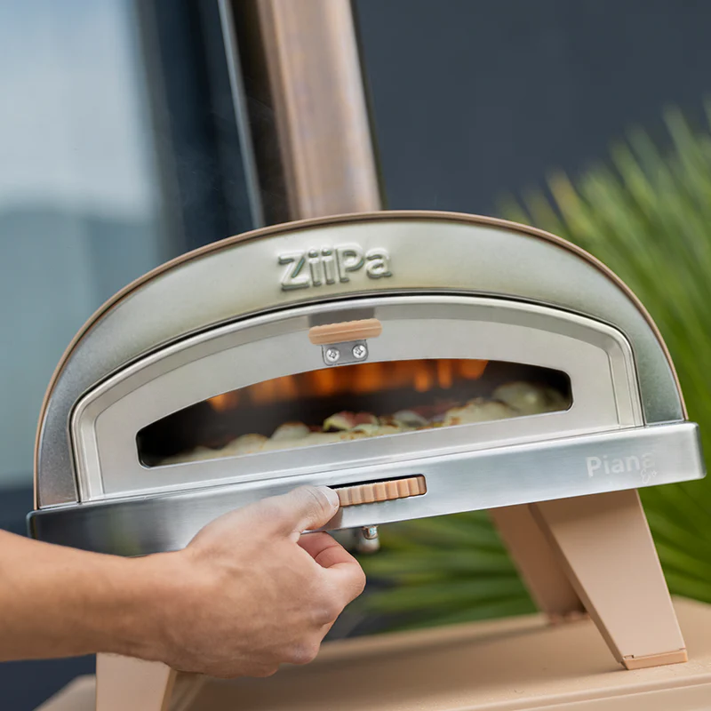 Pizza pec na dřevěné pelety 31cm Piana Evo ZiiPa - písková - Obrázek 8