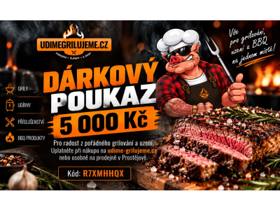 Dárkový poukaz v hodnotě 5 000 Kč