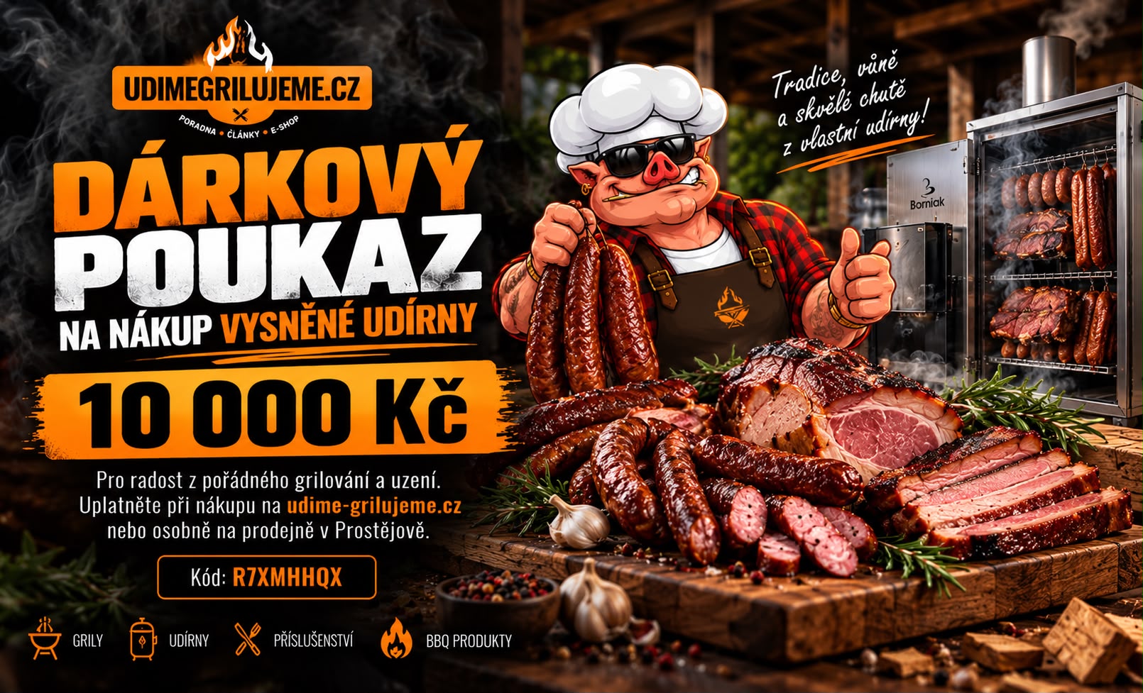 Dárkový poukaz v hodnotě 10 000 Kč