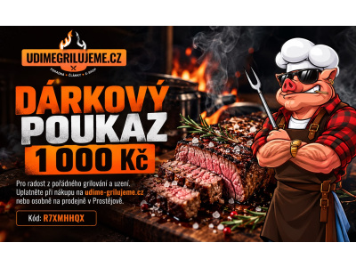 Dárkový poukaz v hodnotě 1 000 Kč